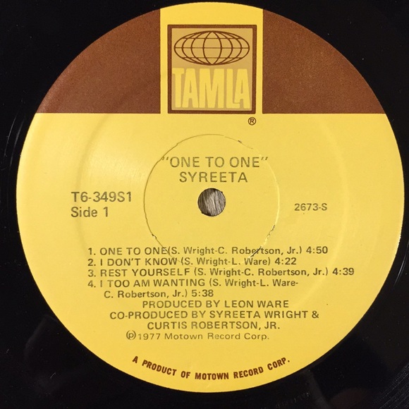 Syreeta - “One To One” Vinyl LP - Picture 4 of 5